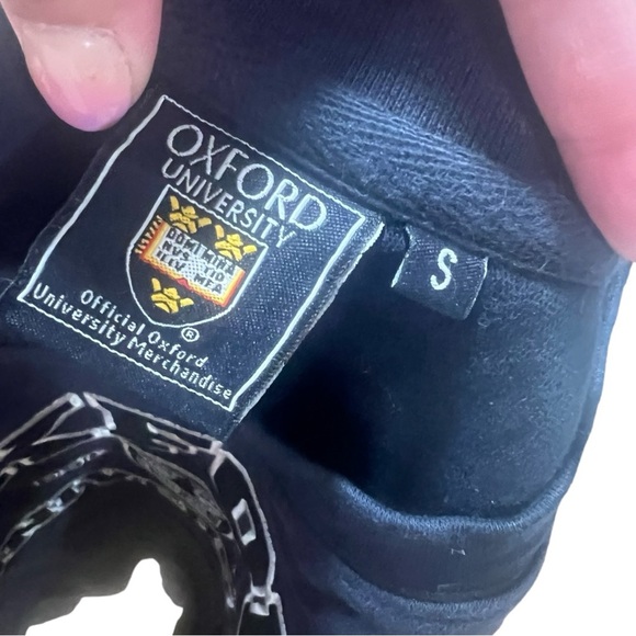 Vintage Small Men’s Oxford University Crewneck Sweatshirt Navy Blue JIT31 - Picture 5 of 5